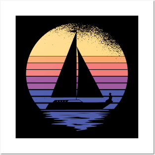 Retro Sailing Posters and Art